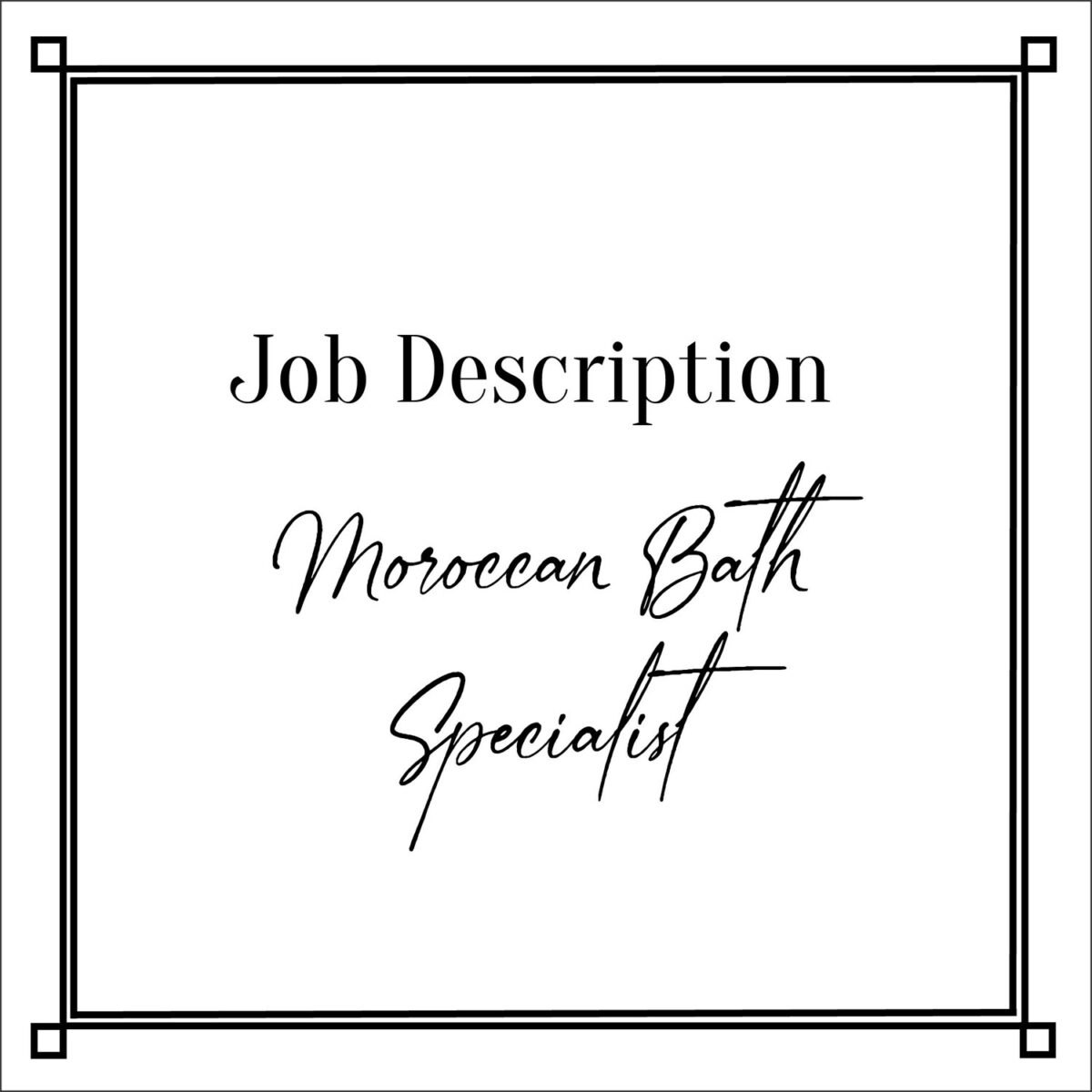 JD Moroccan Bath Specialist V R B Management Consulting Co. LLC