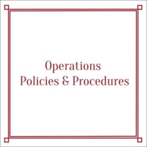 Operations Policies & Procedures