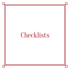 Checklists