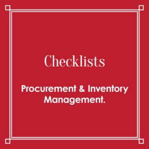 Procurement & Inventory