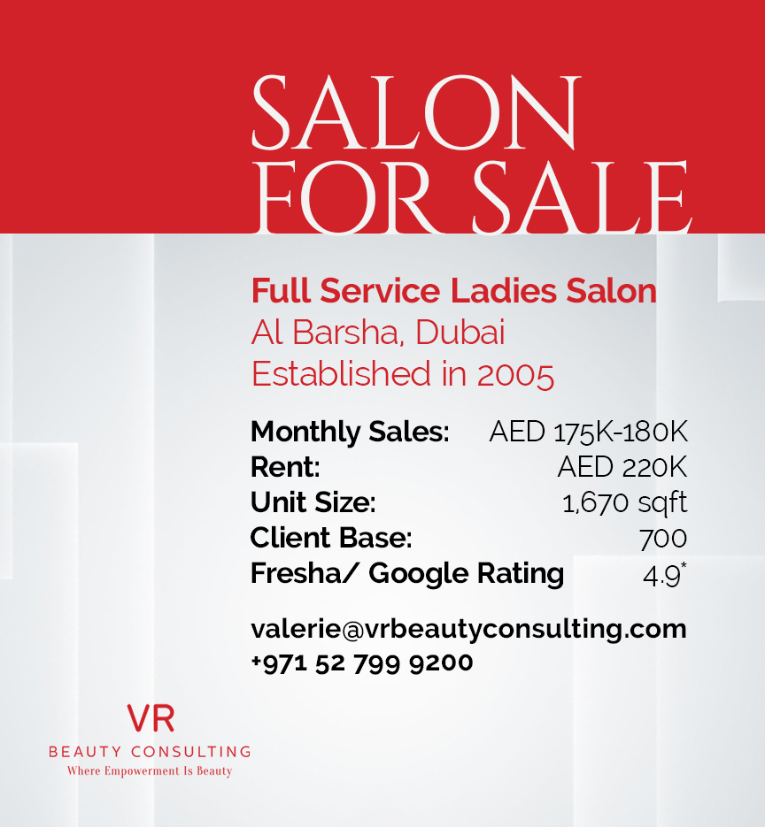 Reign Beauty Bar - VRBC Salon for Sale
